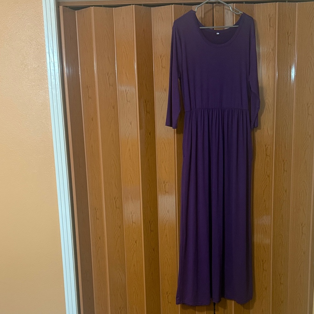 Target Long Sleeve Purple Dress